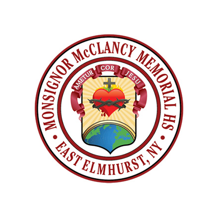 Monsignor McClancy Memorial High School logo